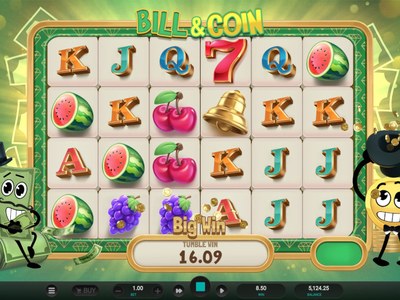 Игровой аппарат Bill And Coin производителя Relax Gaming