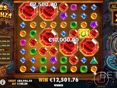 Игровой аппарат Gems Bonanza студии Pragmatic Play